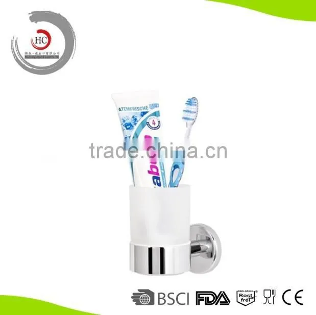 Beautiful Stainless Steel Toothbrush Glass Holder Tumbler Holder