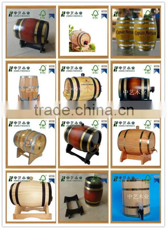 China manufacture antique wooden keg holder handmade keg stacker
