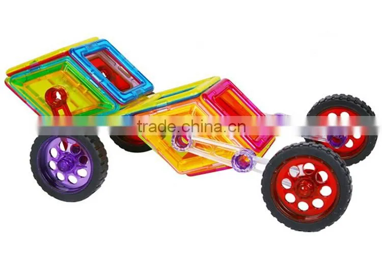 Intelligent connecting building block plastic kids magnetic blocks