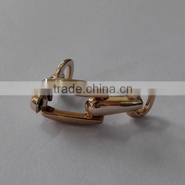 gold plating plastic Shoe Decorations accessories