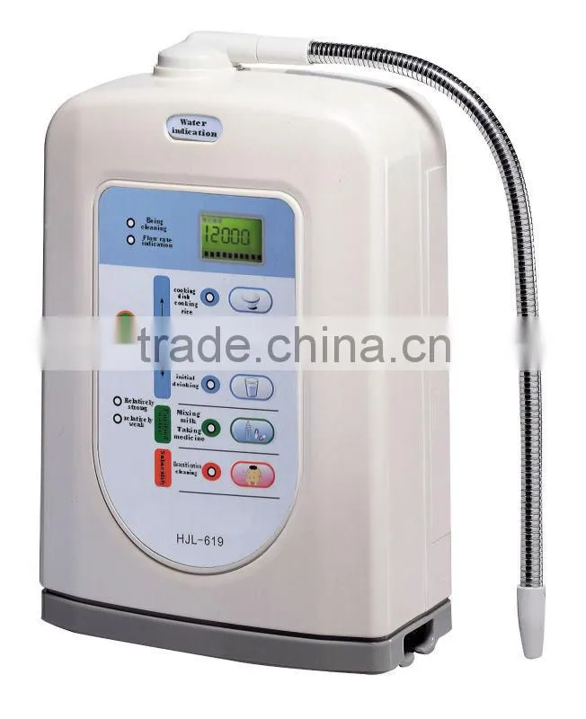 White color 5 Plates alkaline water ionizer machine with PH from 5.0-9.5
