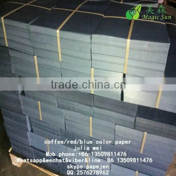Offset printing blue cardboard industrial paper roll