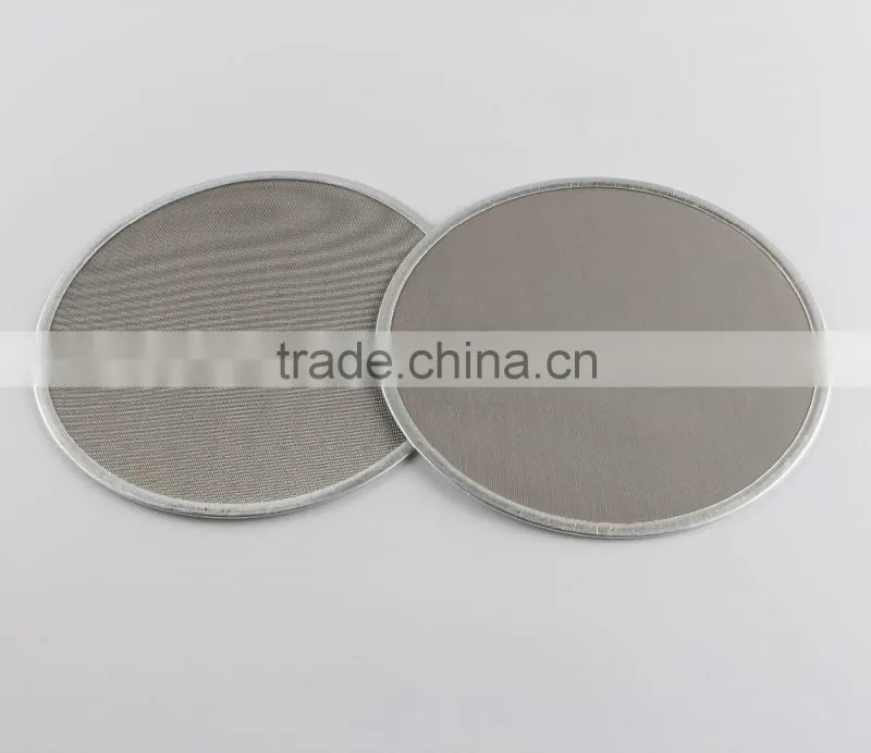 Stainless steel 316L mesh filter 2 layers mesh nets with Aluminum boarder