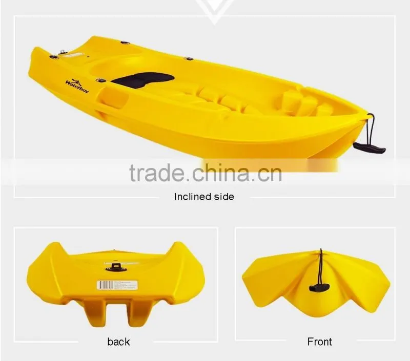 Popullar! Single Person Plastic Pool Boat For Kids Present