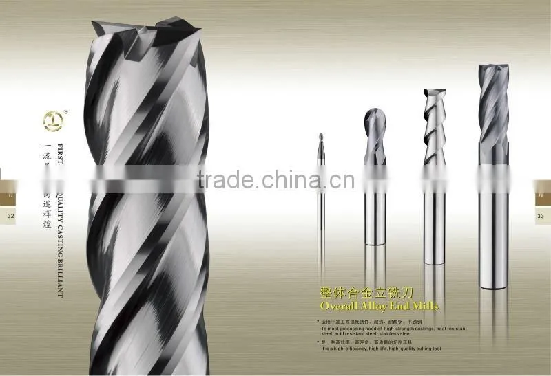 Solid carbide End Mills(milling cutter)4Flutes long square end mills