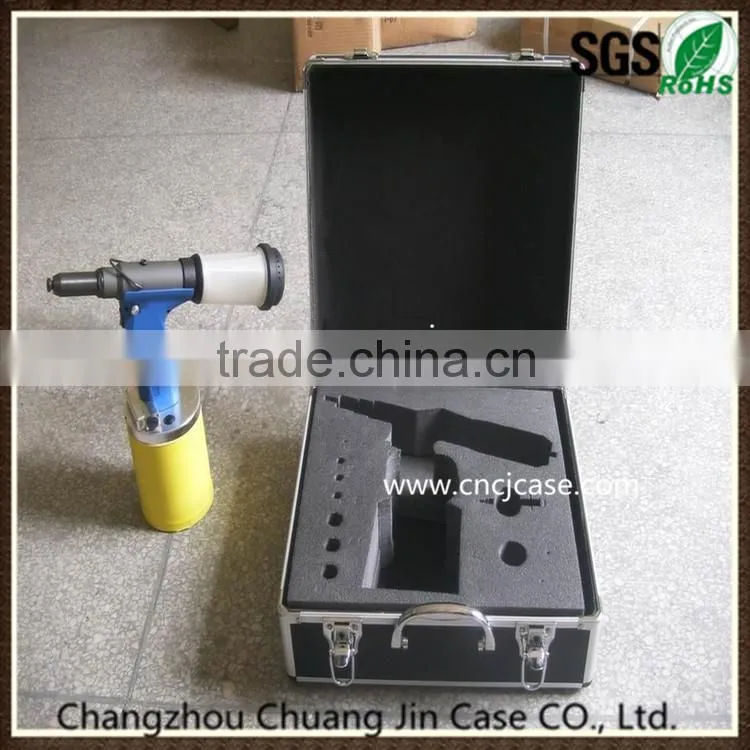 High-grade aluminum tool box with customizable EVA model