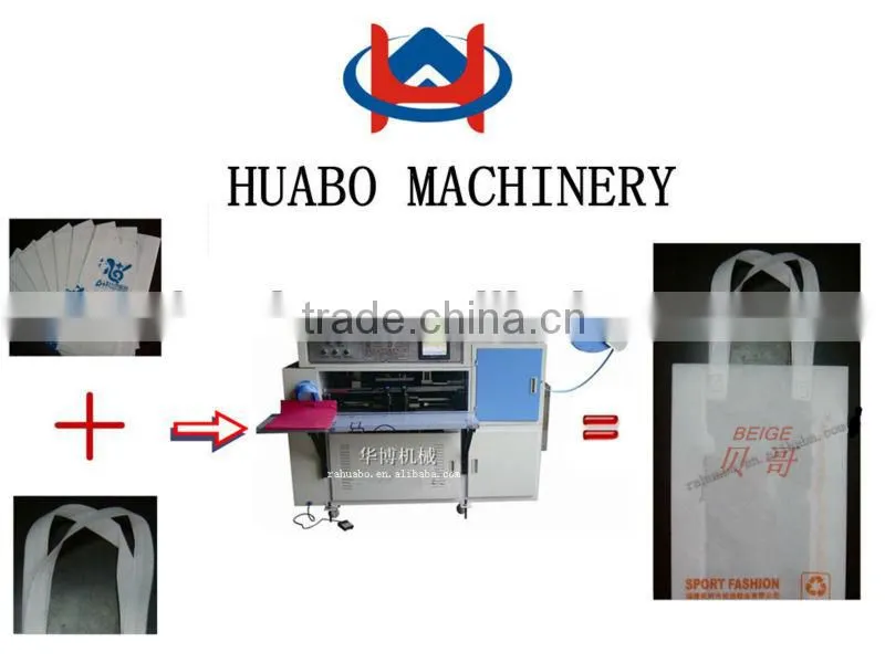 latest ultrasonic sealing machine for nonwoven bag handle automatic soft loop making bag machine
