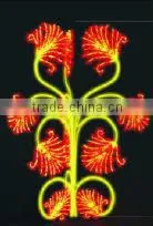 LED brilliant 3D decor motif light for piblic decoration
