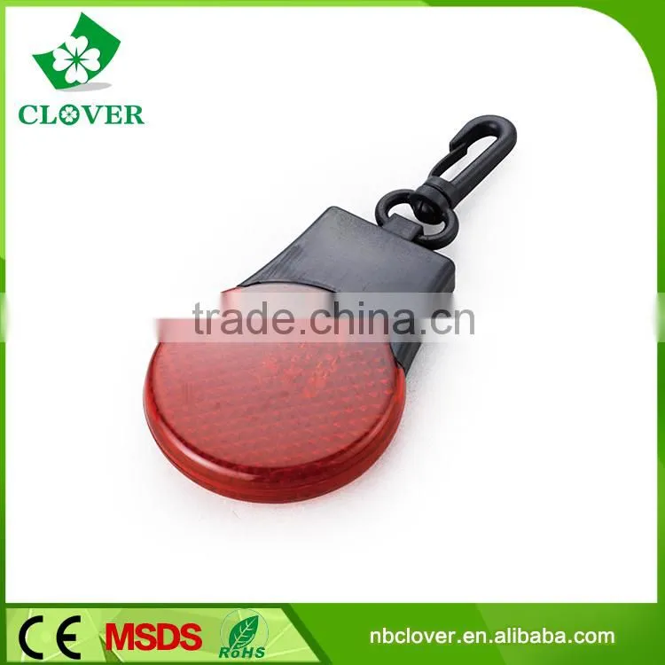 ABS material 3 LED round shape keychain with light