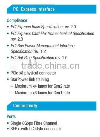 QLogic 8Gb Fibre Channe PCIe l Host Bus Adapter QLE2560