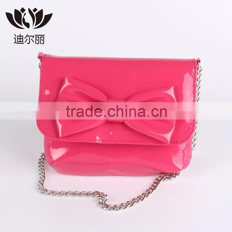 Hot selling crossbody pu bag with 3d flowers on flap
