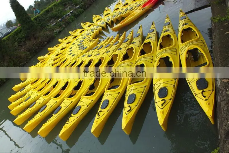 good quality very popular in Europe two person sit in ocean kajak double ocean kayak for touring and sport