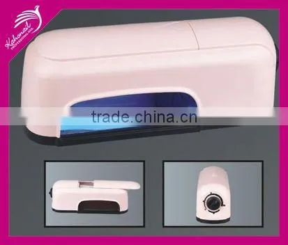 2014 yiwu kahonail factory best selling electrical 9w uv lamp nail art uv light FMD-906