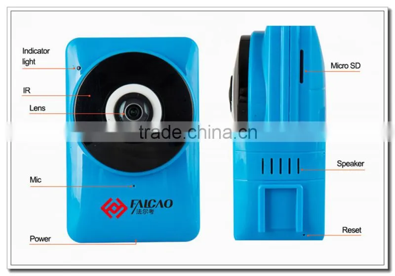 Shenzhen Falcao Night Vision Real-time Remote Viewing Wifi Smart Mini IP Camera