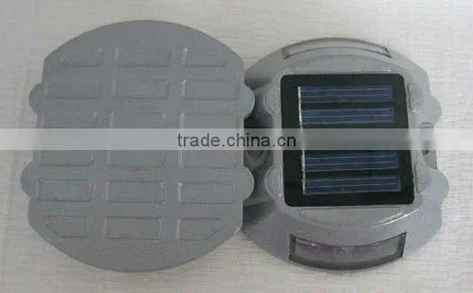 3pcs/side LED aluminium solar road stud;RED/YELLOW/BLUE/WHITE /GREEN color optional