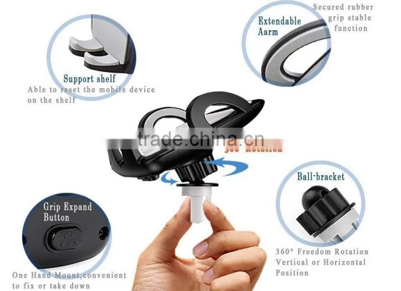 2016 Best Selling In Amazon 2 In 1 Suction Dashboard Windshield Car Mount Holder For Iphone