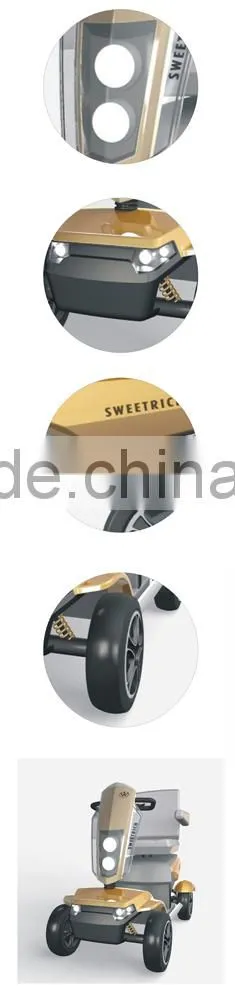 Large size 13" wheel mobility scooter for outdoor use