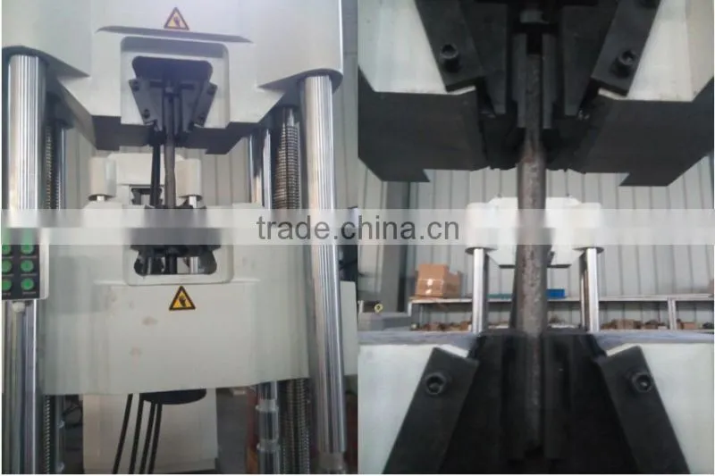 Microcomputer hydraulic universal tensile fasteners testing equipments manufacturer
