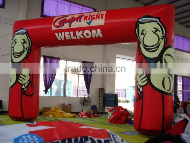 2016 high quality inflatable advertising arch for sale