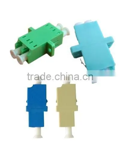 LC quad om4 Optical fiber adapter ,OM4 4 core fiber optic adapter