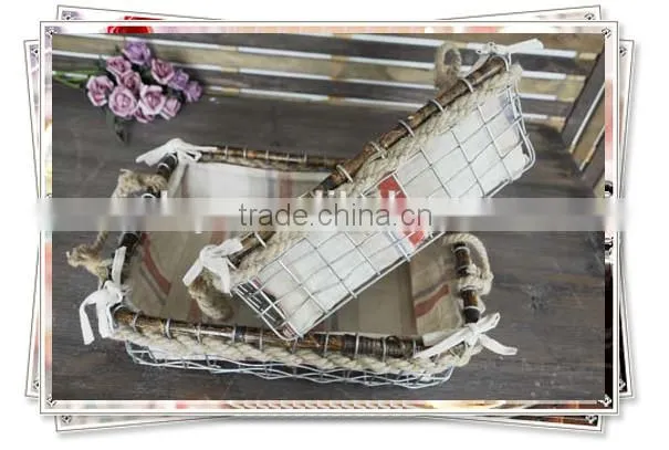 S/2 rectangle wire basket
