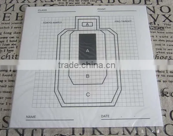Shooting Target, customized printing paper target. China directly supply outdoor or indoor sport Target.