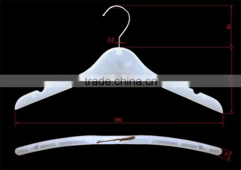 High quality plastic transparent trousers hanger