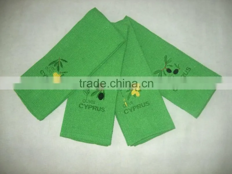 New designs embroidery kitchen towel kitchen cloth wholesale