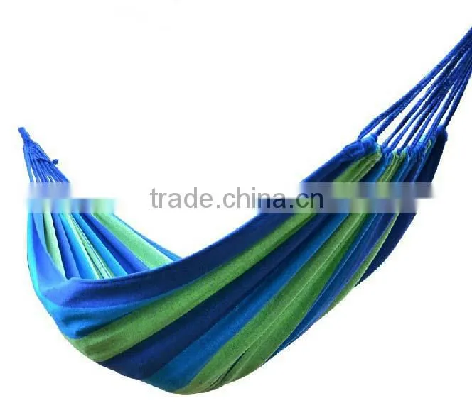2014 New style Durable Cotton Rainbow color Hanging Hammock Bed