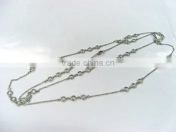 bridal necklace,wedding necklace,cubic zircon jewelry,brass