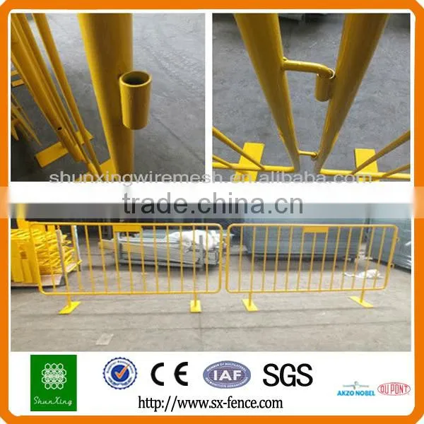 hot-dipped galvanized traffic crowd control barrier(Shunxing factory)