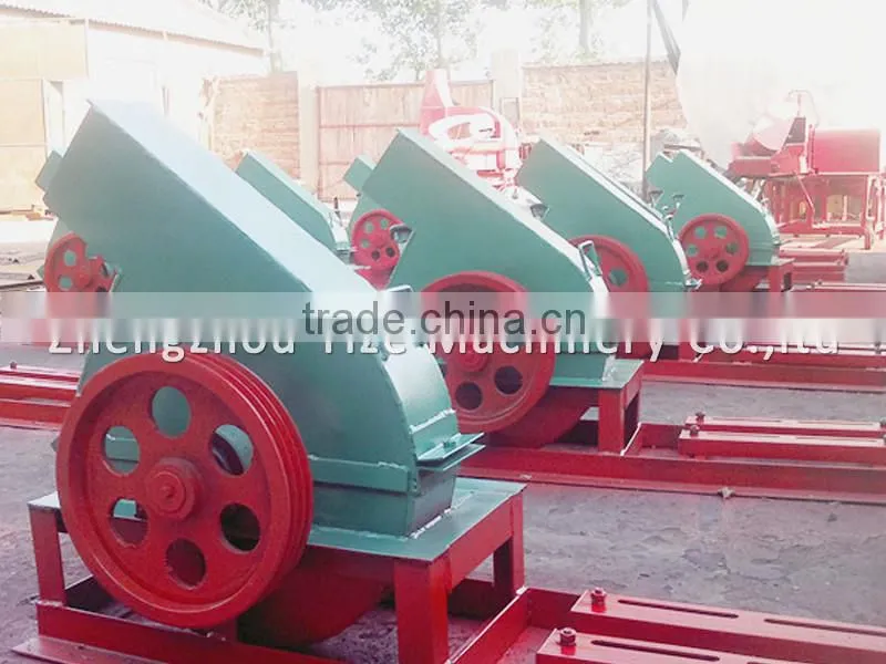 Industrial disc type palm tree wood chipper for tractor