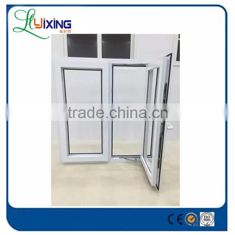 tempered glass large 60 side hung casement window
