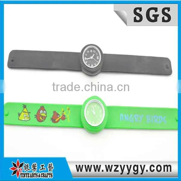 Fashion slap silicone watch for kids