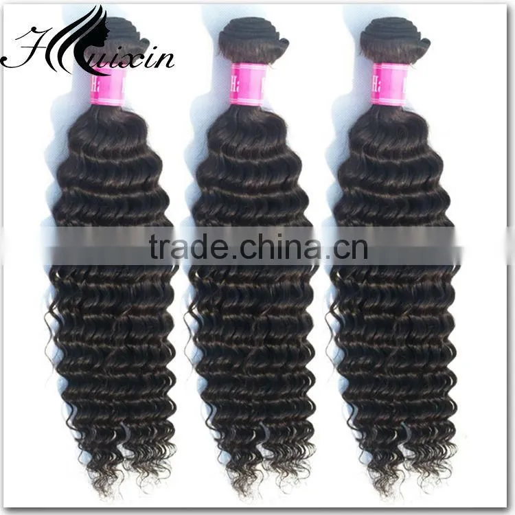 Hot top grade full stock factory price100%unprocessed virgin remy hair soft&full wholesale virgin 6A remy italian deep wave hair