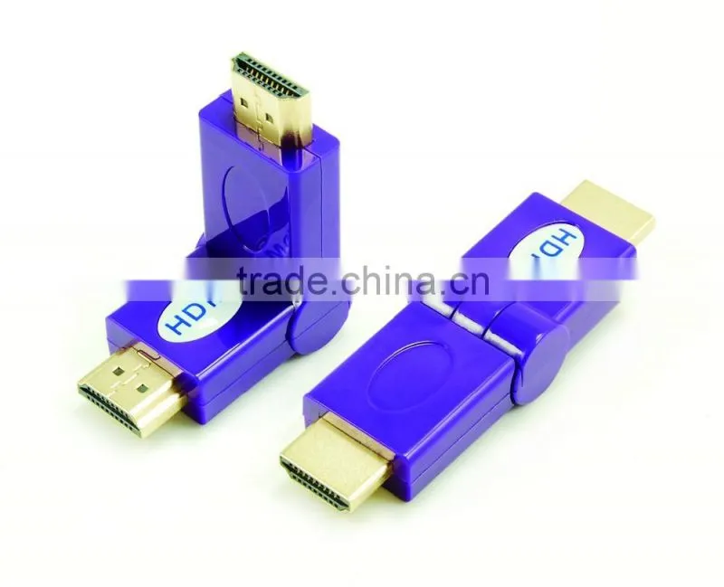 HDMI male to male adapter rotating 180 degree