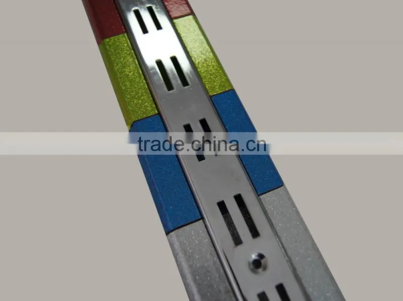 Chrome plating twinslot wall upright