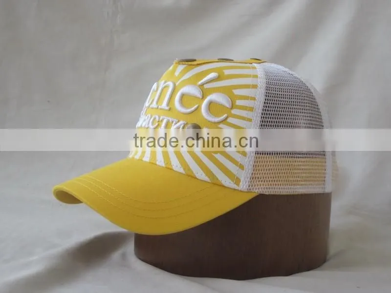 High Quality fashional 5 Panel mesh cap with LOGO