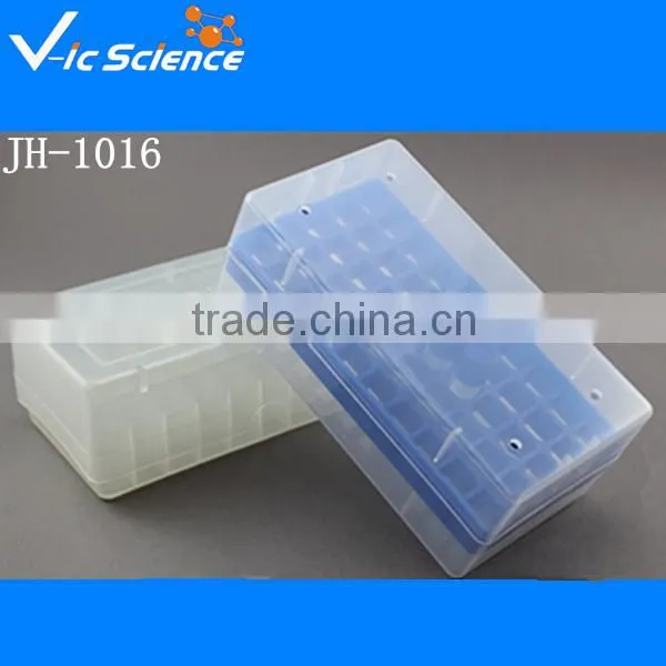 Plastic freeze tube box