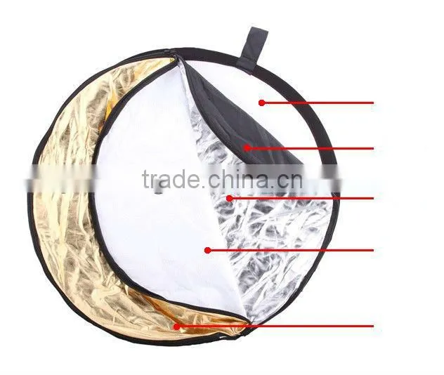 High quality portable foldable 120*180 5 in 1 studio photo light reflector