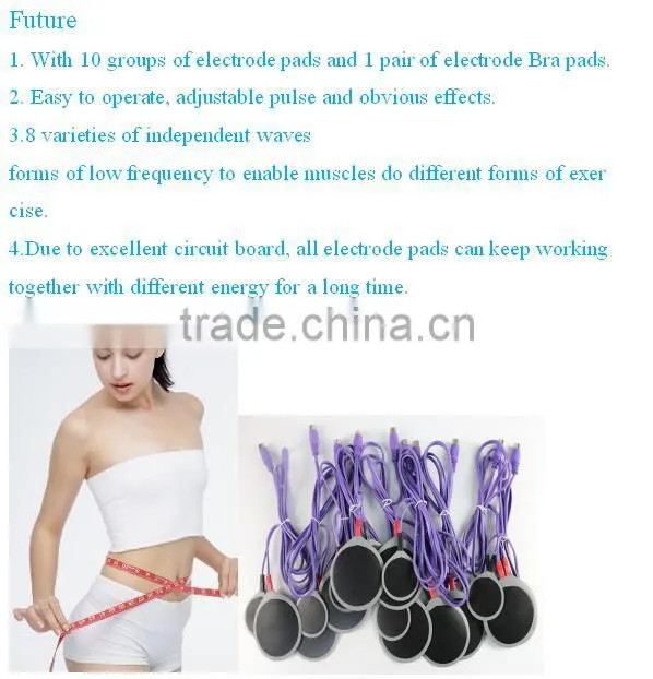 Effective 3 in 1 weight loss Russian Waves EMS Electric Muscle Stimulator