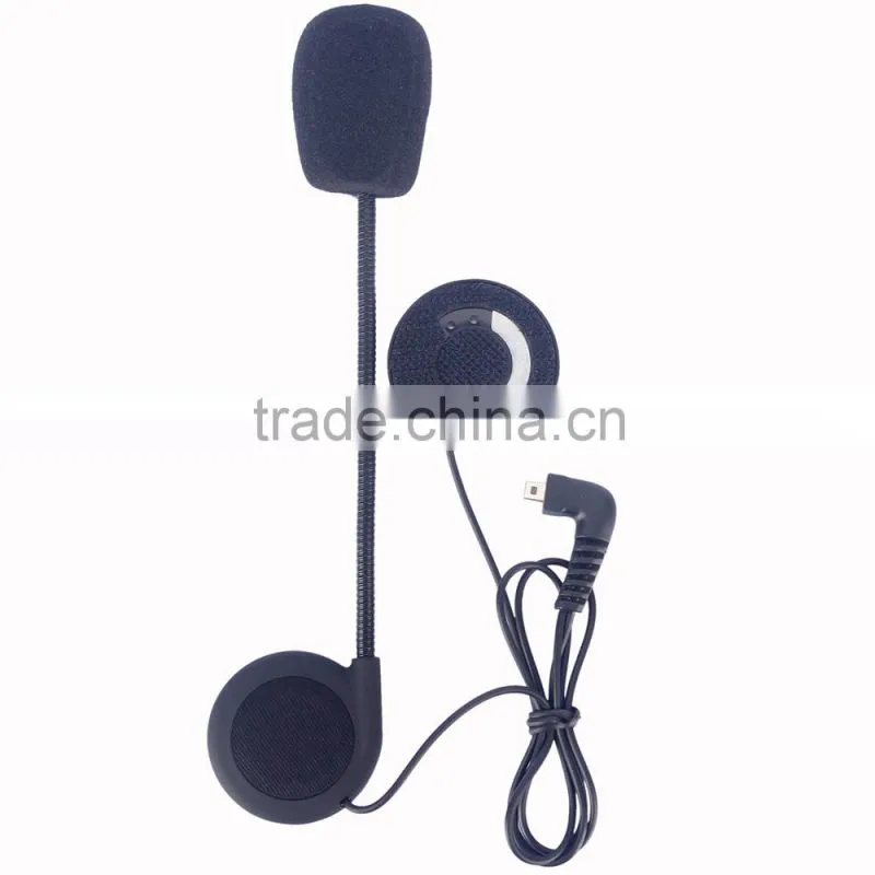 2016 new! 2 pcs waterproof motorcycle bluetooth intercom interphone headset for moto helmet intercommunicador with FM function