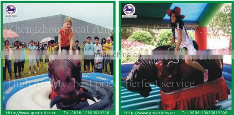 inflatable mechanical rodeo bull