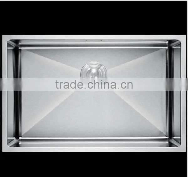 Handmade Square Kitchen Sink High Quality_Sinlg Stainless Steel Kitchen Sink_Cheap Kitchen Sink 600*430mm