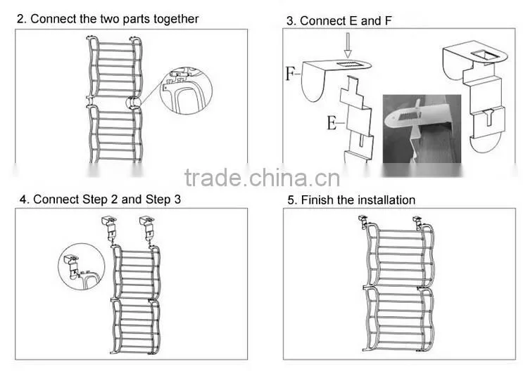 24 Pair Over Door Shoe shelves 8 tiers to hanger on door(FH-SR00488)