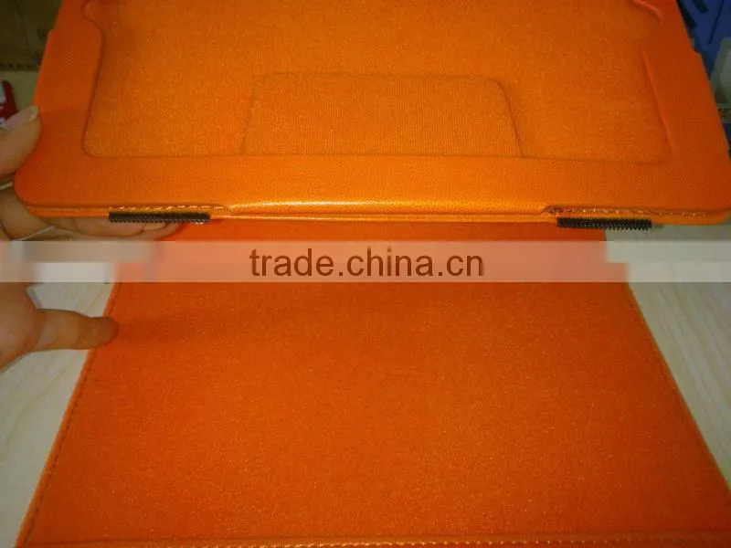 fold leather stand case for ipad2