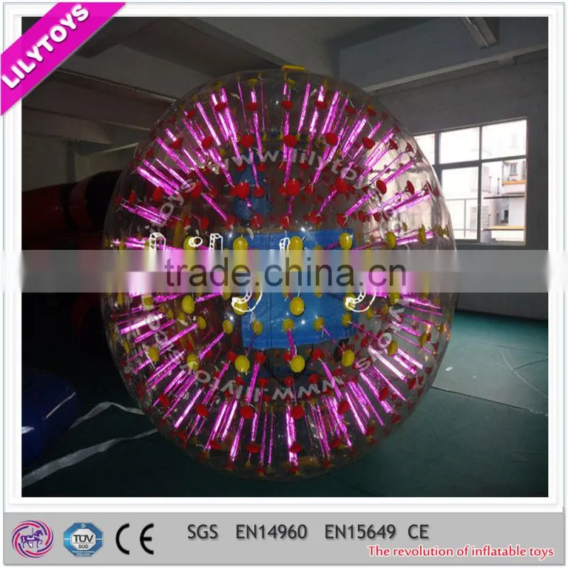 Hot sell high quality colorful zorb ball,inflatable zorbing balls for kids