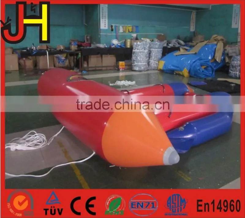 Customized Cheap 4 Person Flying Fish Boat Inflatable