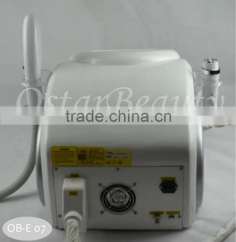 (CE/ISO13485) elight ipl/rf hair removal machine with 2handles OB-E 07