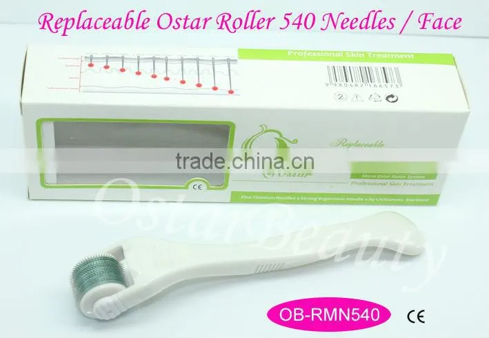 ISO Approval Ostarroller replaceable microneedle roller skin face roller RMN 540